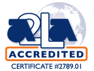 A2LA Accredited Logo A2LA Accredited Logo