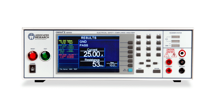 Figure 2: OMNIA II Model 8204 Electrical Safety Compliance Analyzer Figure 2: OMNIA II Model 8204 Electrical Safety Compliance Analyzer